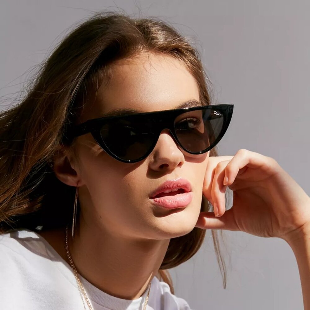 Quay Australia - NWT Run Away Sunglasses - Black Smoke - Brand New